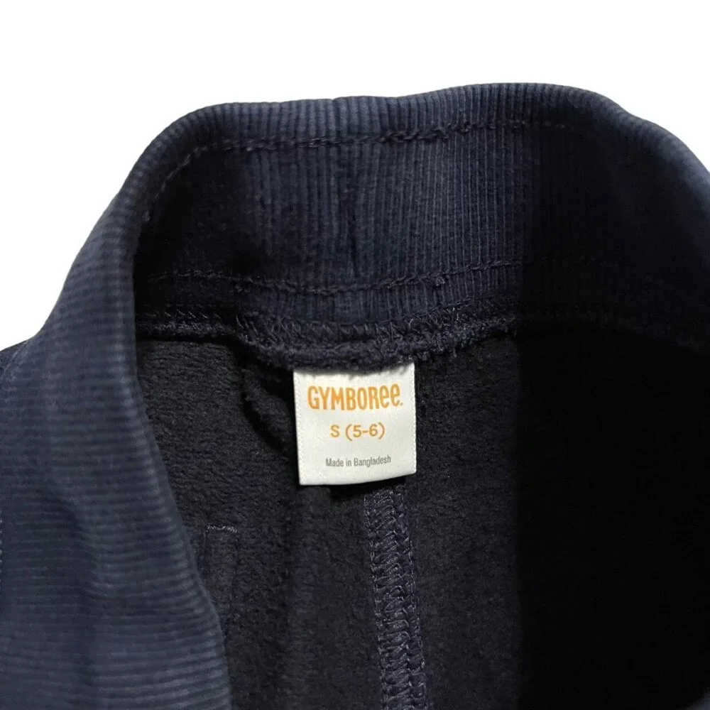 Gymboree Sz S (5-6) Navy & White Stripe Sweatpants